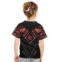 Feminine Polynesian Kid T Shirt Mandala Tattoo Style TS04 - Polynesian Pride