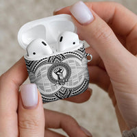 Aiga Samoa Raised Fist AirPods Case Polynesian Tribal Tattoo Art Family Pride