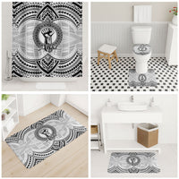 Aiga Samoa Raised Fist Bathroom Set Polynesian Tribal Tattoo Art Family Pride
