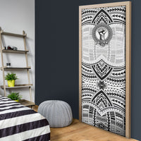 Aiga Samoa Raised Fist Door Cover Polynesian Tribal Tattoo Art Family Pride