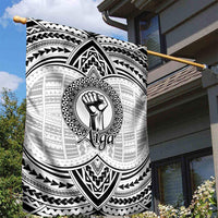 Aiga Samoa Raised Fist Garden Flag Polynesian Tribal Tattoo Art Family Pride