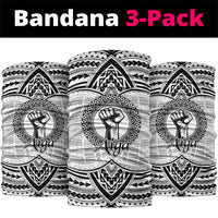 Aiga Samoa Raised Fist Neck Gaiter Polynesian Tribal Tattoo Art Family Pride