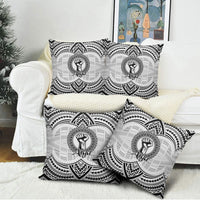 Aiga Samoa Raised Fist Pillow Cover Polynesian Tribal Tattoo Art Family Pride