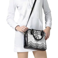 Aiga Samoa Raised Fist Shoulder Handbag Polynesian Tribal Tattoo Art Family Pride