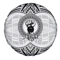 Aiga Samoa Raised Fist Spare Tire Cover Polynesian Tribal Tattoo Art Family Pride