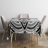 Aiga Samoa Raised Fist Tablecloth Polynesian Tribal Tattoo Art Family Pride