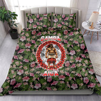 Samoa Aiga Polynesian Bedding Set Tropical Floral Hibiscus Pattern Island Heritage