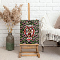 Samoa Aiga Polynesian Canvas Wall Art Tropical Floral Hibiscus Pattern Island Heritage