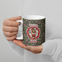 Samoa Aiga Polynesian Ceramic Mug Tropical Floral Hibiscus Pattern Island Heritage