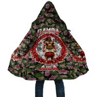 Samoa Aiga Polynesian Cloak Tropical Floral Hibiscus Pattern Island Heritage
