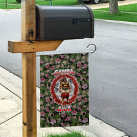 Samoa Aiga Polynesian Garden Flag Tropical Floral Hibiscus Pattern Island Heritage