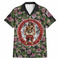 Samoa Aiga Polynesian Hawaiian Shirt Tropical Floral Hibiscus Pattern Island Heritage