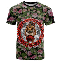 Samoa Aiga Polynesian T Shirt Tropical Floral Hibiscus Pattern Island Heritage