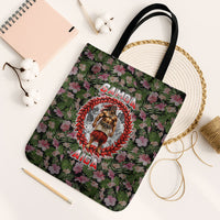 Samoa Aiga Polynesian Tote Bag Tropical Floral Hibiscus Pattern Island Heritage