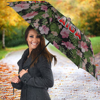 Samoa Aiga Polynesian Umbrella Tropical Floral Hibiscus Pattern Island Heritage