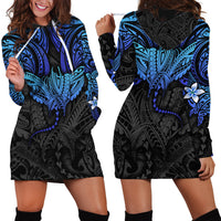 Polynesian Ray Pattern Hoodie Dress TS04 - Polynesian Pride