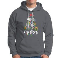 Mele Kalikimaka Hawaiian Christmas Tree Hoodie TS09 Charcoal - Polynesian Pride