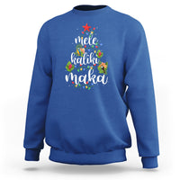 Mele Kalikimaka Hawaiian Christmas Tree Sweatshirt TS09 Royal Blue - Polynesian Pride