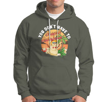 Christmas In Hawaii Hoodie Hawaiian Snowman You Don't Have To Shovel Sunshine TS09 Military Green - Polynesian Pride