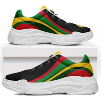 Vanuatu Chunky Sneakers Flag-Inspired Curve Style