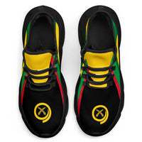 Vanuatu Clunky Sneakers Flag-Inspired Curve Style
