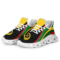 Vanuatu Clunky Sneakers Flag-Inspired Curve Style