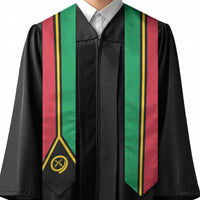 Vanuatu Graduation Stole Flag Style LT05 - Polynesian Pride