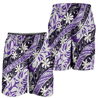 Vareau Tahiti Tiare Monstera Shorts for Men Polynesian Pattern Curve Style - Polynesian Pride