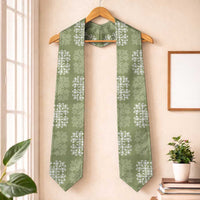 Vesuvian Green Palaka Quilt Hawaii Graduation Stole Traditional Hawaii-plaid Pattern LT14 One Size Vesuvian Green - Polynesian Pride