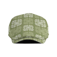 Vesuvian Green Palaka Quilt Hawaii Jeff Hat Traditional Hawaii-plaid Pattern - Polynesian Pride
