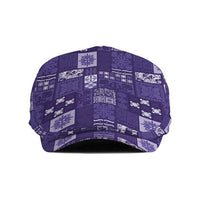 Vintage Hawaiian Quilting Patterns Jeff Hat Purple Style Tribal Fabric Patchwork - Polynesian Pride