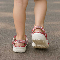 Wallis Et Futuna Kilisimasi Fiefia Clogs Shoes Pacific Patchwork Xmas Vibes - Polynesian Pride