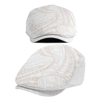 White Sunday Lotu Tamaiti Jeff Hat Polynesian Wave Pastel Nude - Polynesian Pride