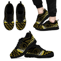 Yellow Matariki New Zealand Sneakers Maori Poutama Galaxy Vibes