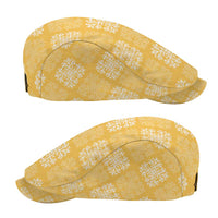 Yellow Palaka Quilt Hawaii Jeff Hat Traditional Hawaii-plaid Pattern - Polynesian Pride