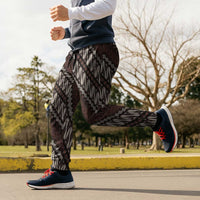 Yogyakarta Parang Batik Motifs Jogger Pants Indonesian Traditional Pattern