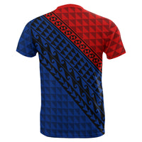 Samoa T Shirt Samoan Coat of Arms Polynesian Stylized - Polynesian Pride