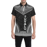 Tuvalu Polynesian Chief Shirt - Black Version - Polynesian Pride