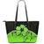 (Custom Personalised) Polynesian Leather Tote Bag Hibiscus Personal Signature Green Green - Polynesian Pride