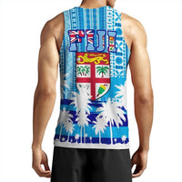 Fiji Tank Top - Fijian Tapa Flag Men Tank Top - Polynesian Pride