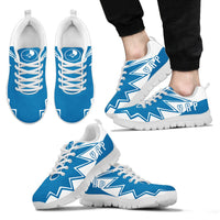 Yap Sneakers - Yap Flag Thunder Style Unisex White - Polynesian Pride
