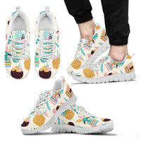 Hawaiian Tribal Sneakers 25 - J7 Men's Sneakers White - Polynesian Pride