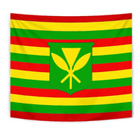Hawaii Tapestry - Kanaka Maoli Flag Style - Polynesian Pride