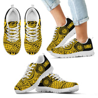 Hawaii Polynesian Sneakers - Circle Style 05 Kid's Sneakers White - Polynesian Pride