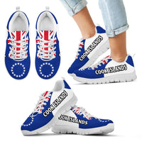 Cook Islands Running Shoes Flag Kid's Sneakers - White - 6 White - Polynesian Pride