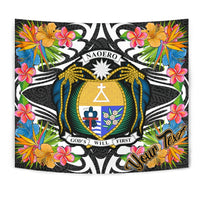Nauru Tapestrys - Custom Personalised Tropical Flowers Style - Polynesian Pride