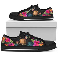 Tokelau Low Top Shoe - Hibiscus Polynesian Pattern - Polynesian Pride
