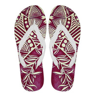Polynesian 45 Flip Flops Men White - Polynesian Pride