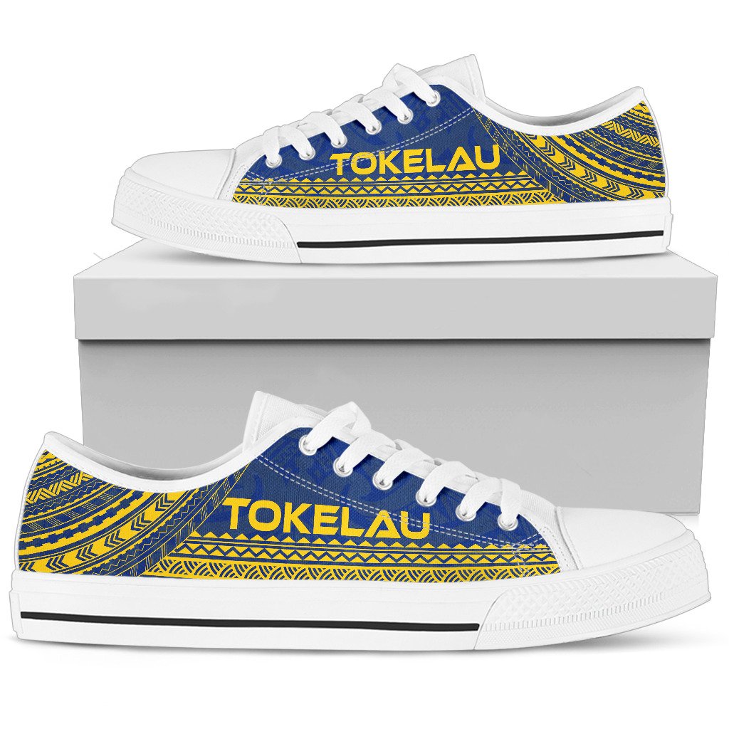 Tokelau Low Top Shoes - Polynesian Flag Chief Version - Polynesian Pride