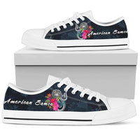 American Samoa Polynesian Low Top Shoe - Tropical Flower - Polynesian Pride
